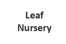 Logo of Leaf Nursery, Austin, Texas.